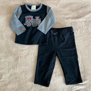 First Impressions 12M Train Pajama Set